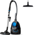 Philips PowerPro Compact Beutelloser Staubsauger, Serie 3000, 900W, PowerCyclone 5, Allergiefilter H13, 1.5L, Schwarz